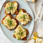 Boursin eiersalade op brioche