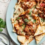 Butter chicken nacho’s met naan - Food from ClaudNine