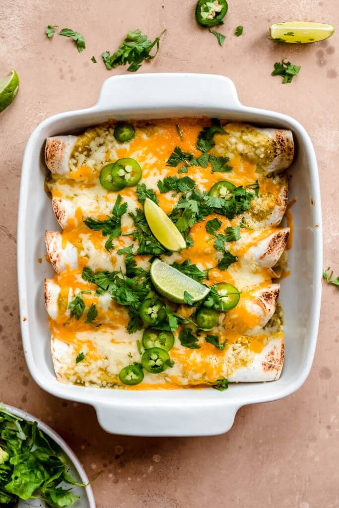 groene salsa enchilladas