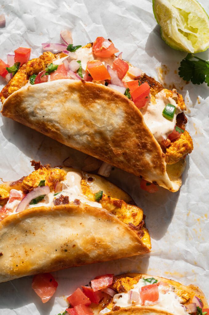 Kiptaco's met salsa