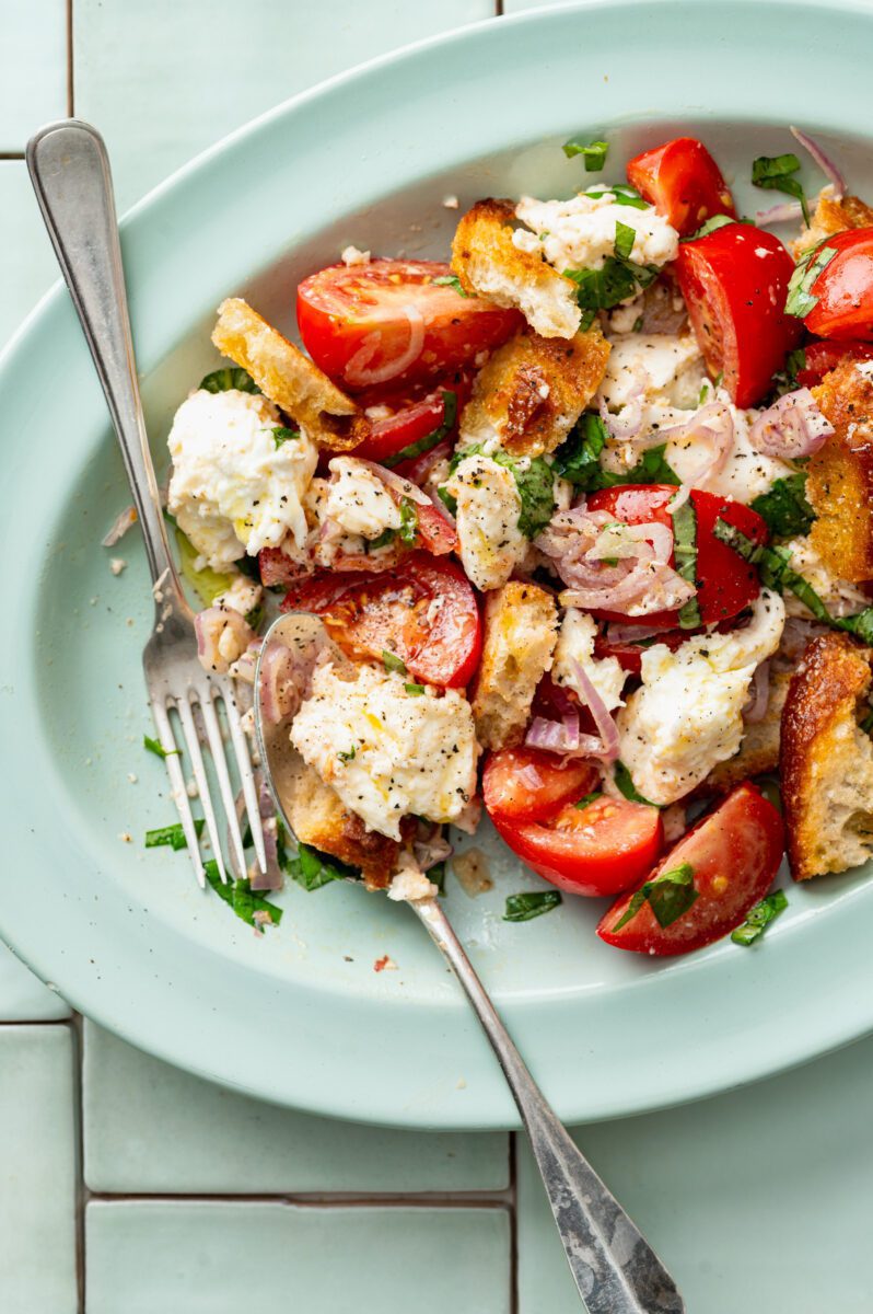 Tomatensalade met mozzarella