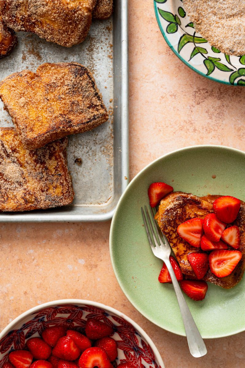 French toast met kaneelsuiker